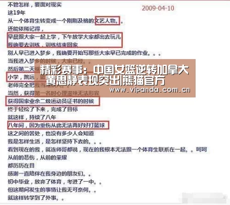 精彩赛事:中国女篮逆转加拿大 黄思静表现突出|熊猫官方(图1) 熊猫官方