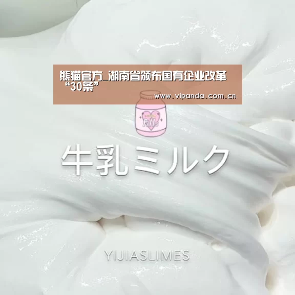 熊猫官方_湖南省颁布国有企业改革“30条”(图4) 熊猫体育